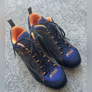 Piloting Black and Orange Sneakers- New, never worn